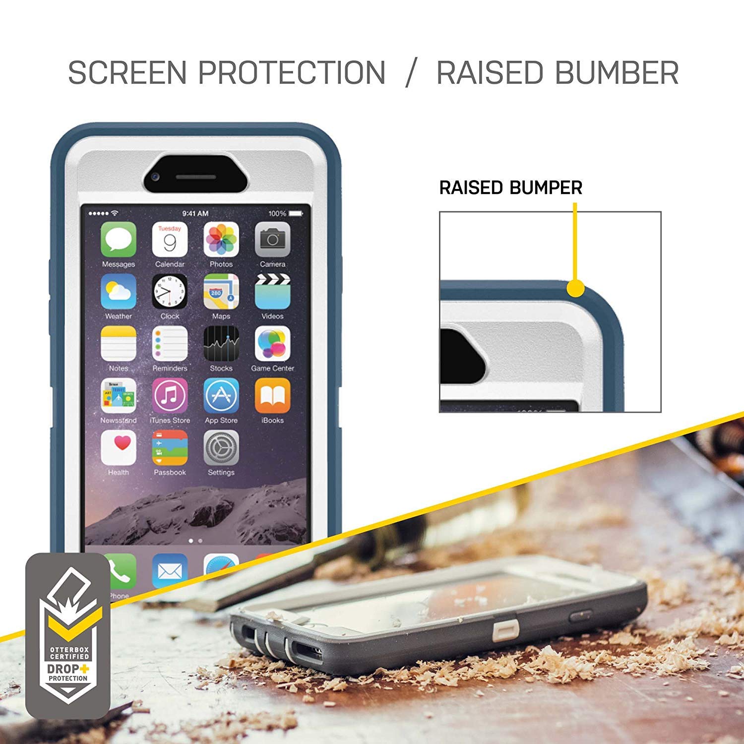 Amazon.com: OtterBox Rugged Protection Defender Case for iPhone 8
